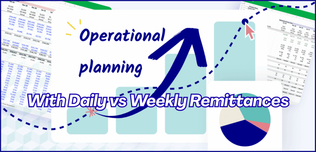 daily vs weekly remittances